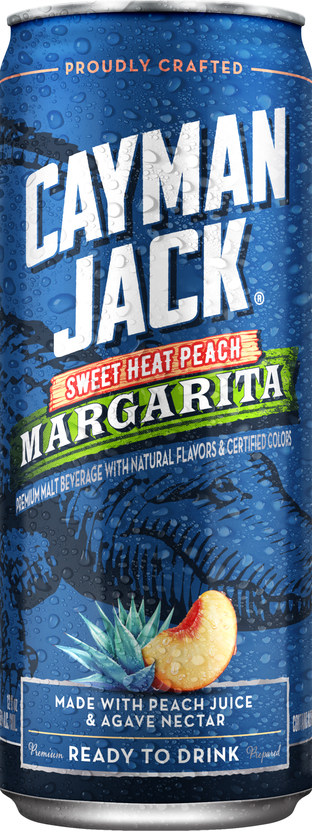 Sweet Heat Peach Margarita Can